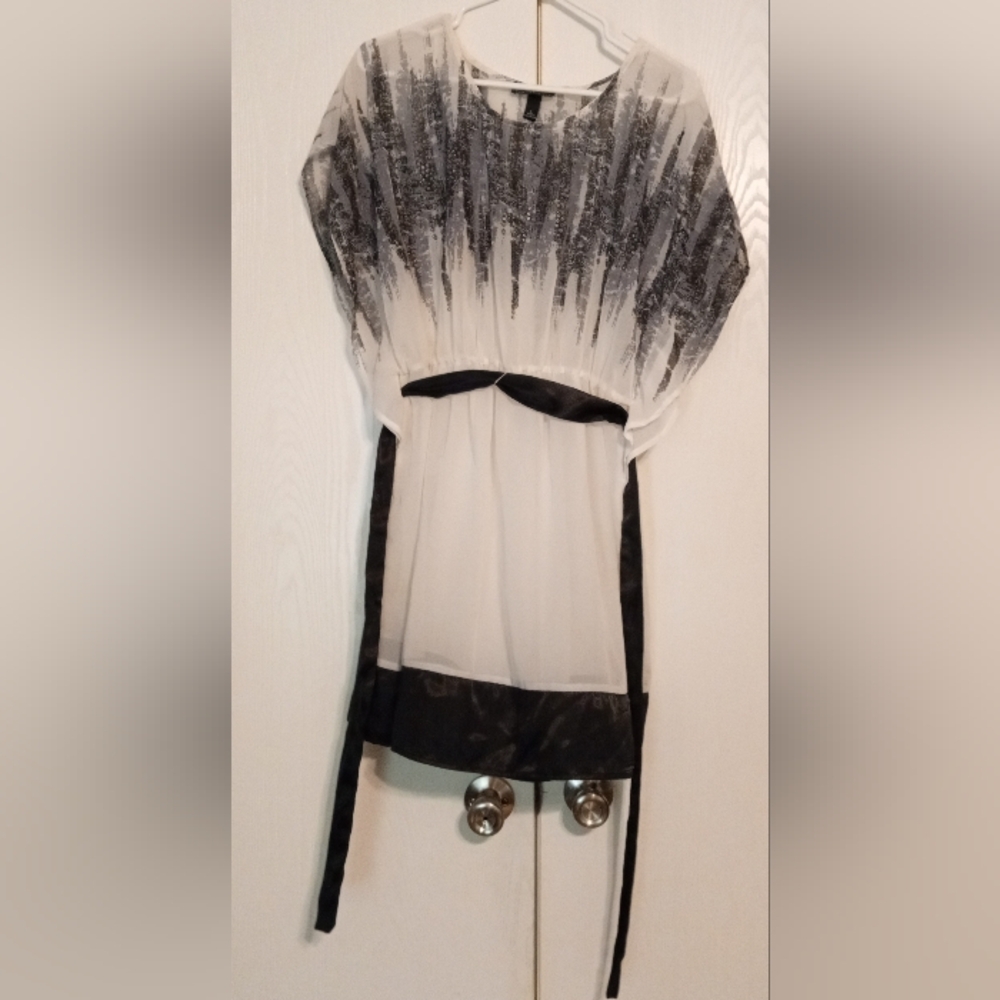 ✨ I.N. San Francisco Monochrome Patterned Dress